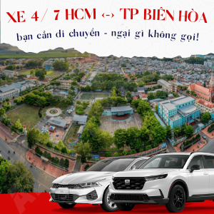 Xe Dịch Vụ 4/ 7 Chỗ Hồ Chí Minh ⮂ TP Biên Hòa