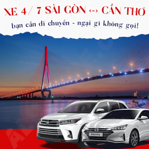 Thuê Xe 4/ 7 Chỗ Sài Gòn Đi ⮂ Cần Thơ