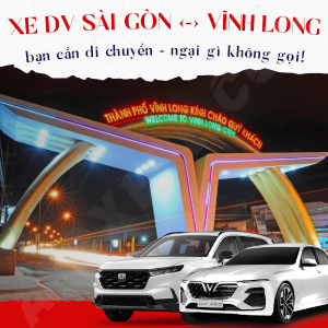 Xe 4/ 7 Chỗ Sài Gòn ⮂  Vĩnh Long Theo Lượt